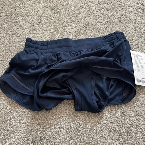Lululemon Hotty Hot Short, True Navy, Size 12, 2.5” inseam, lined, low rise - Picture 5 of 6